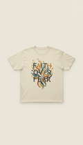 Faith over fear cotton tee