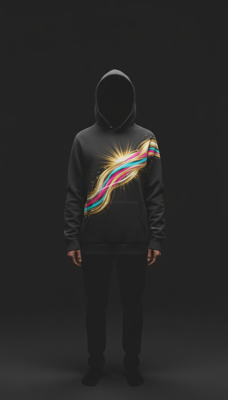 Radiant gold signature hoodie